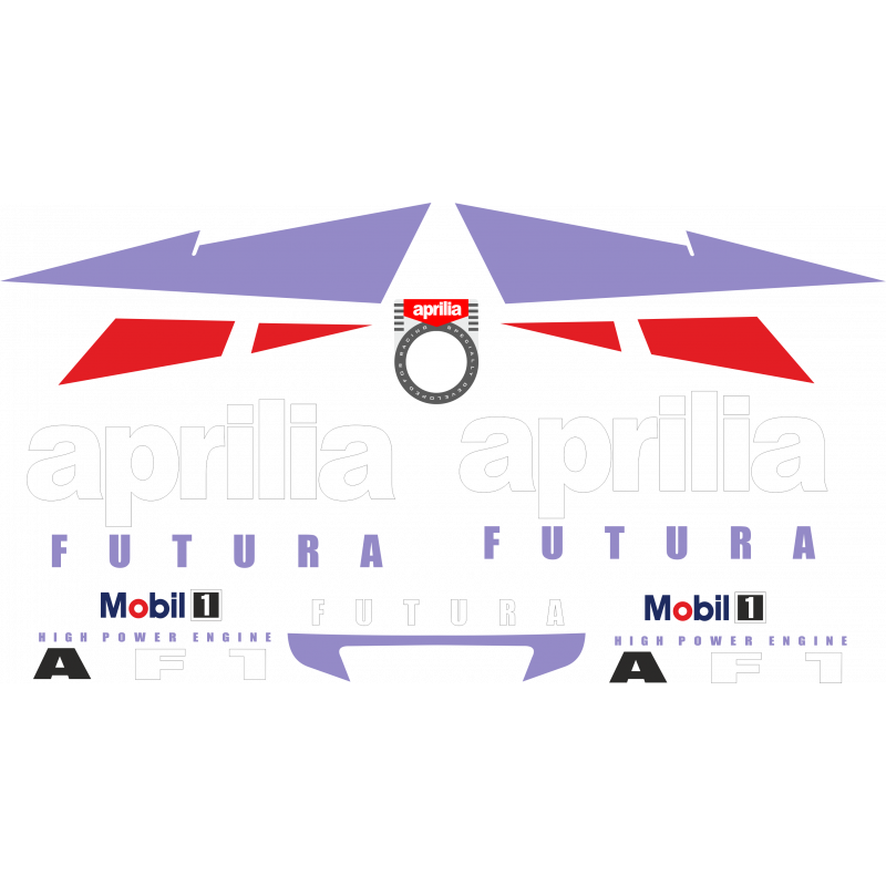 Kit pegatinas Aprilia Futura 125 AF1 1990