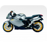 Kit de pegatinas universales para BMW K1200S 2007-2009 modelo negro