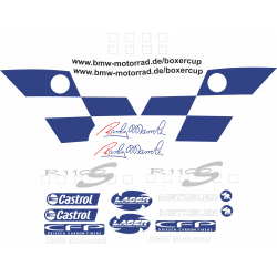 Kit de pegatinas universales para BMW R1100S randy mamola , boxercup decals