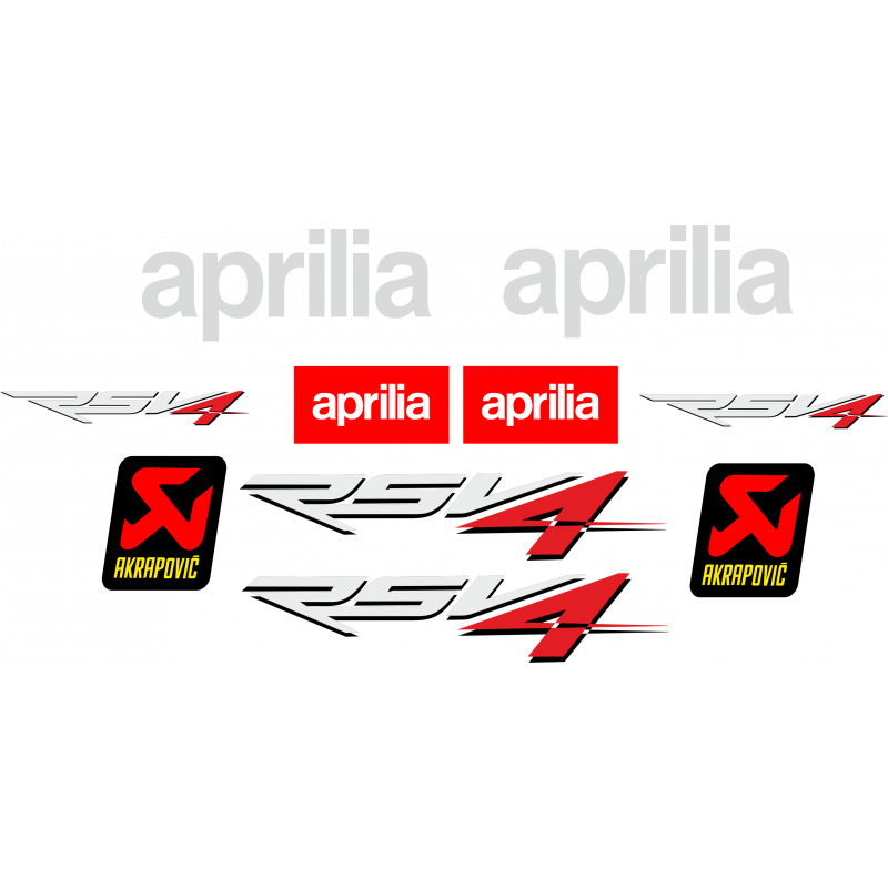 Kit de pegatinas para Aprilia RSV4 2010