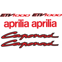 Kit de pegatinas para Aprilia ETV1000 Caponord