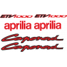 Kit de pegatinas para Aprilia ETV1000 Caponord