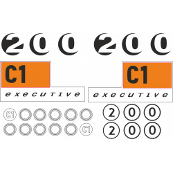 Kit de pegatinas universales para BMW C1 125/200 executive