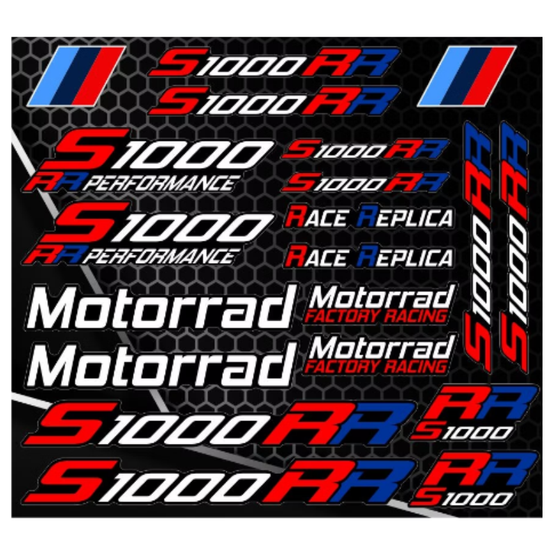 Kit de pegatinas universales BMW S1000RR