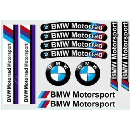 Kit de pegatinas universales BMW motorrad