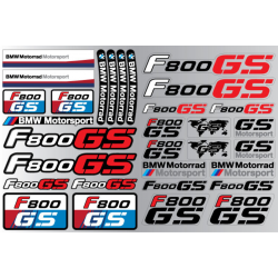 Kit de pegatinas universales BMW F800GS