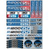 Kit de pegatinas universales BMW F800GS