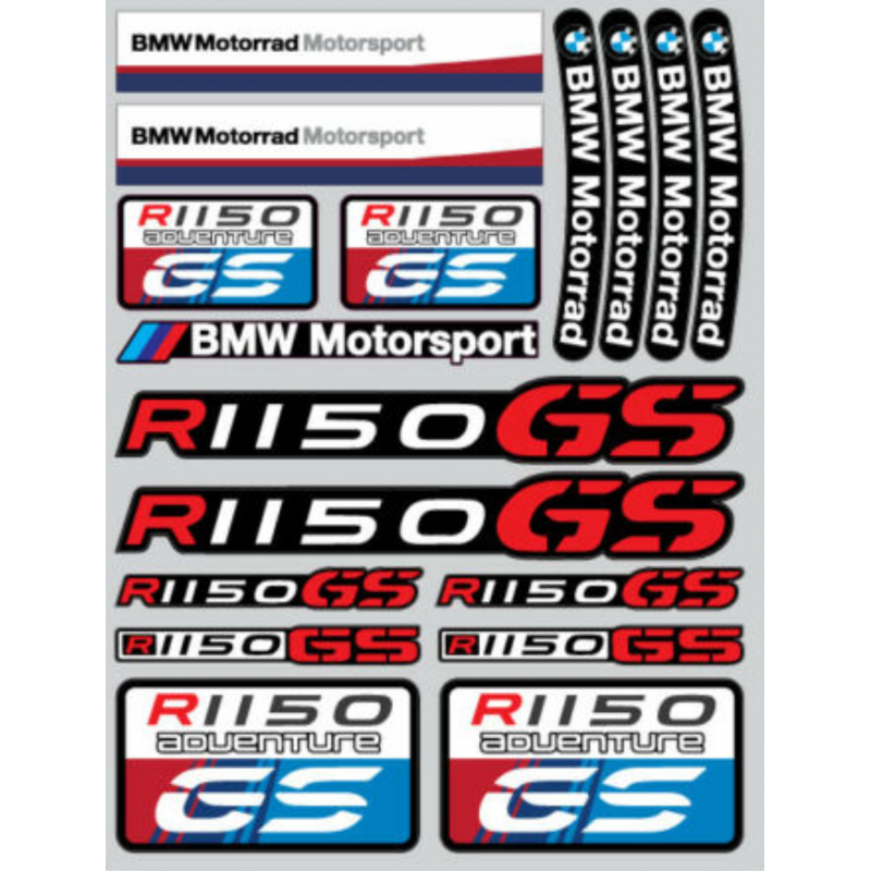 Kit de pegatinas universales BMW R1150GS