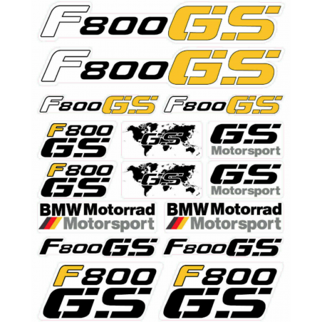 Kit de pegatinas universales BMW F800GS