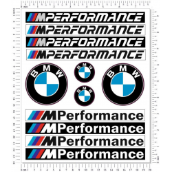 Kit de pegatinas universales BMW M performance
