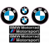 Kit de pegatinas universales BMW gel 3D