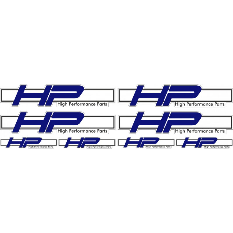 Kit de pegatinas universales BMW S1000RR HP4 high performace parts
