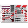 Kit de pegatinas universales BMW S1000RR HP4 high performace parts