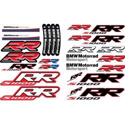 Kit de pegatinas universales BMW S1000RR HP4 high performace parts