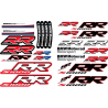 Kit de pegatinas universales BMW S1000RR HP4 high performace parts