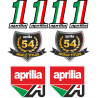 Kit de pegatinas universales Aprilia 54 world champion - aprilia italia