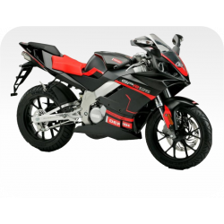 Kit de pegatinas para Derbi GPR 125 2005-2006 moto negra