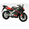 Kit de pegatinas para Derbi GPR 125 2005-2006 moto negra