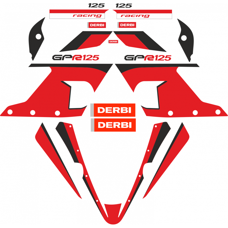 Kit de pegatinas para Derbi GPR 125 2005-2006