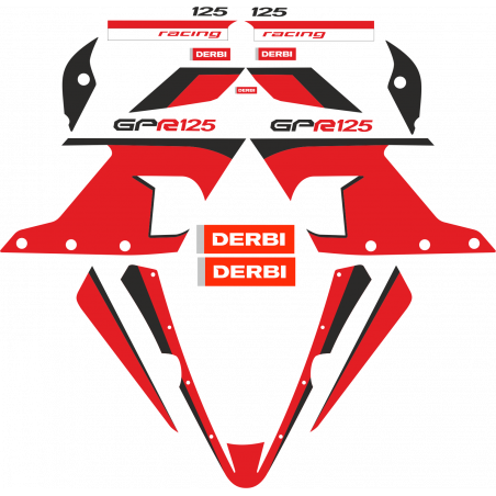 Kit de pegatinas para Derbi GPR 125 2005-2006
