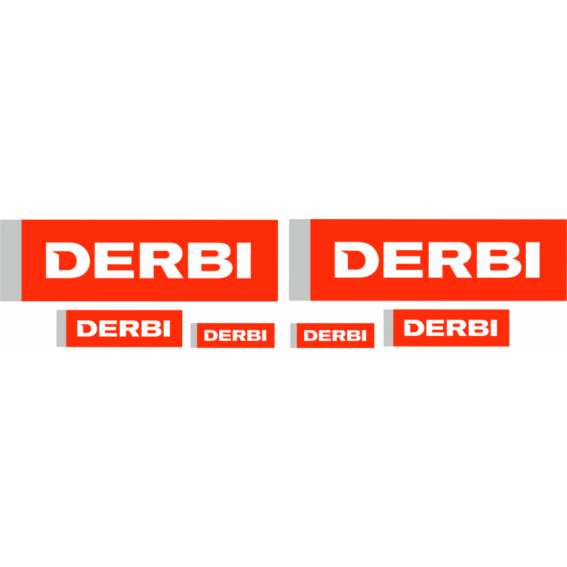 Kit de pegatinas para Derbi universales - derbi decals set