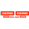 Kit de pegatinas para Derbi universales - derbi decals set