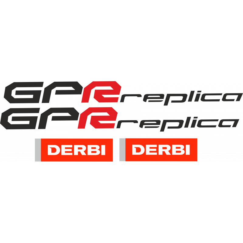 Kit de pegatinas para Derbi GPR Replica universales - derbi decals set