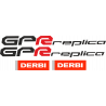 Kit de pegatinas para Derbi GPR Replica universales - derbi decals set