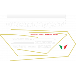 Kit de pegatinas para Ducati 1098s 2007-2010 Tricolore - ducati decals set
