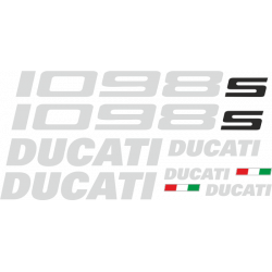 Kit de pegatinas para Ducati 1098s 2007-2010 moto negra o roja- ducati decals set