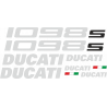 Kit de pegatinas para Ducati 1098s 2007-2010 moto negra o roja- ducati decals set