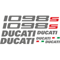 Kit de pegatinas para Ducati 1098s 2007-2010 moto negra o roja- ducati decals set