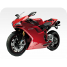 Kit de pegatinas para Ducati 1098s 2007-2010 moto negra o roja- ducati decals set