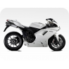 Kit de pegatinas para Ducati 1198 2007-- moto roja o blanca ducati decals set