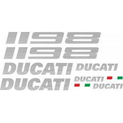 Kit de pegatinas para Ducati 1198 2007-- moto roja o blanca ducati decals set