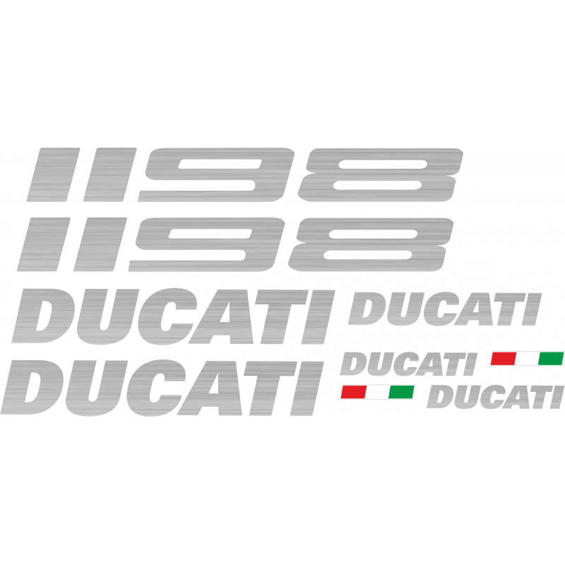 Kit de pegatinas para Ducati 1198 2007-- moto roja o blanca ducati decals set
