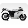 Kit de pegatinas para Ducati 1198 2007-- moto roja o blanca ducati decals set
