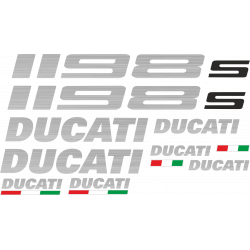 Kit de pegatinas para Ducati 1198 2007-- moto roja o blanca ducati decals set