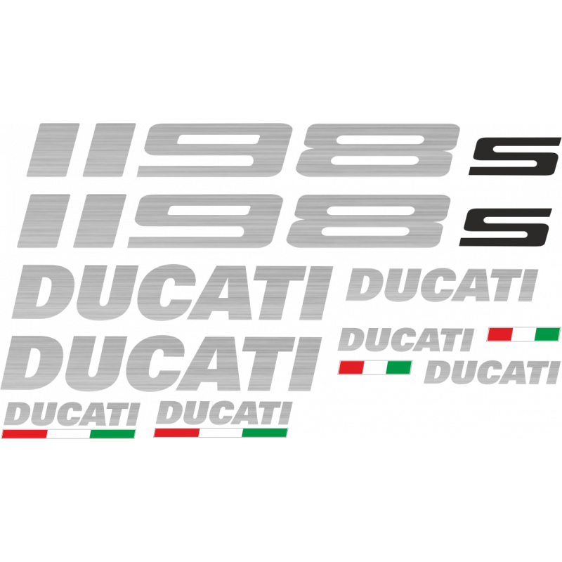 Kit de pegatinas para Ducati 1198 2007-- moto roja o blanca ducati decals set