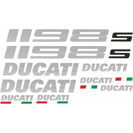 Kit de pegatinas para Ducati 1198 2007-- moto roja o blanca ducati decals set