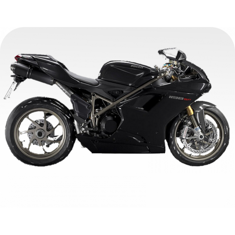 Kit de pegatinas para Ducati 1198SP - moto roja o negra ducati decals set