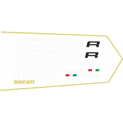 Kit de pegatinas para Ducati 1198SP - moto roja o negra ducati decals set