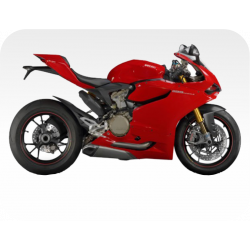 Kit de pegatinas para Ducati 1198SP - moto roja o negra ducati decals set