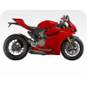Kit de pegatinas para Ducati 1198SP - moto roja o negra ducati decals set