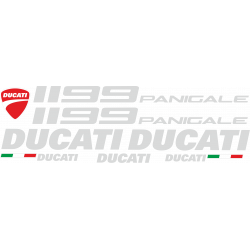 Kit de pegatinas para Ducati 1198SP - moto roja o negra ducati decals set