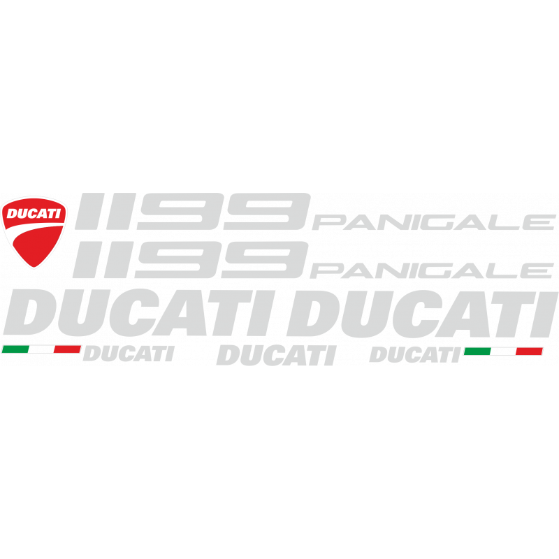 Kit de pegatinas para Ducati 1198SP - moto roja o negra ducati decals set