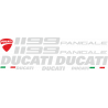 Kit de pegatinas para Ducati 1198SP - moto roja o negra ducati decals set