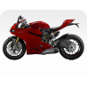 Kit de pegatinas para Ducati 1199 Panigale S- moto roja o negra ducati decals set