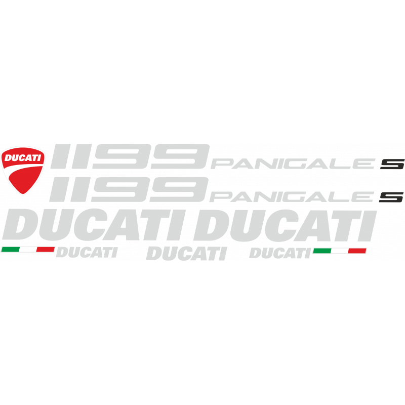 Kit de pegatinas para Ducati 1199 Panigale S- moto roja o negra ducati decals set