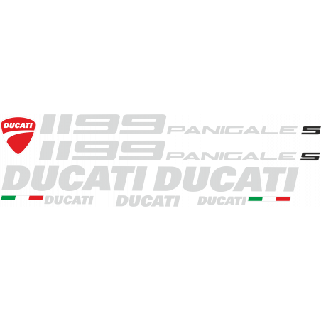 Kit de pegatinas para Ducati 1199 Panigale S- moto roja o negra ducati decals set